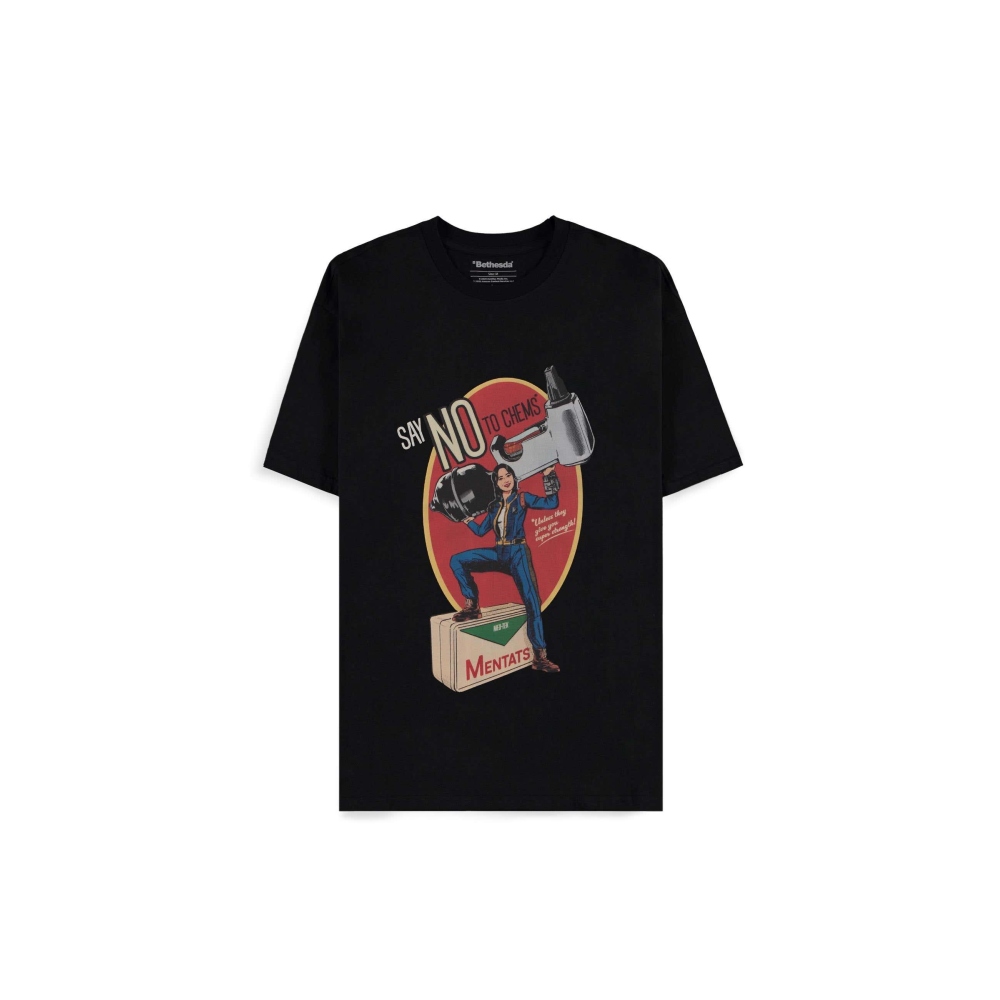 Fallout TV Series - Say no to chems Heren Tshirt - Zwart